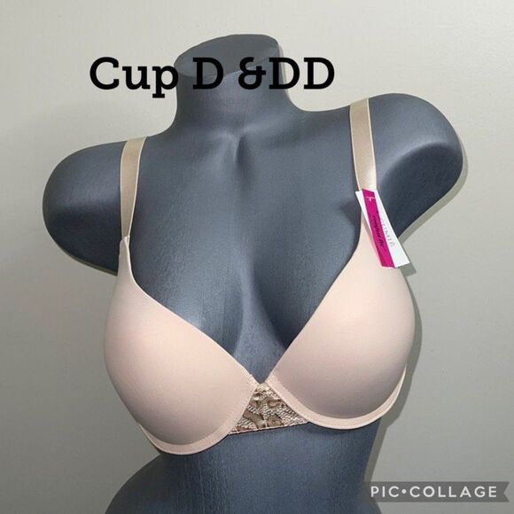 Comfort Fit Push Up Light Padded T- Shirt 3 Hooks Bra Full Covered Underwire. - Picture 1 of 12